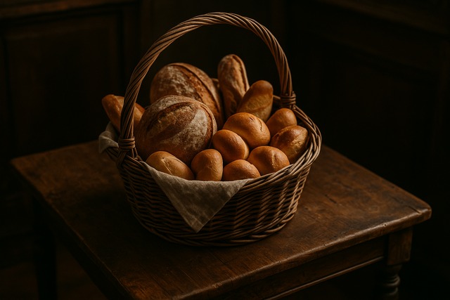 rustic-basket-loaves